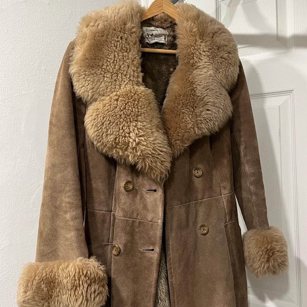 Vintage A&F Originals New York Women’s Suede Leather Coat